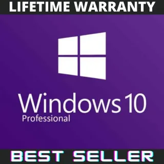 [LIMITED TIME DEAL] WINDOWS 10 PRO KEY LIFETIME KEY [1 DEVICE]