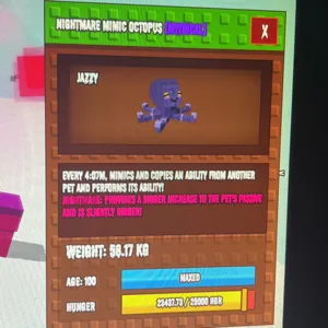 60KG NIGHTMARE MIMIC