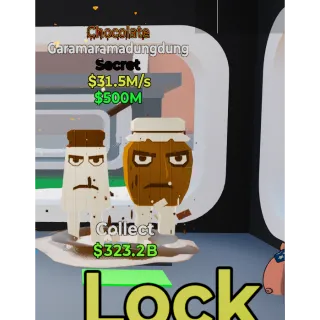 Fortnite Steal The Brainrot | Super Ultra Rare Secret 🍫 Chocolate Garamaramadungdung 31.5M/s