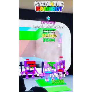 Fortnite Steal The Brainrot| Super Ultra Rare Secret ❄️ Frozen Traited 💤 Dreamy Los Job Jobsitos 5.6M/s