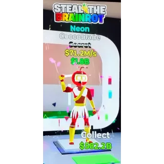 Fortnite Steal The Brainrot | Super Ultra Rare 🎆 Neon Coccoblade 71.2M/s