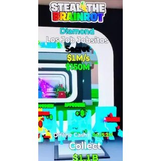 Fortnite Steal The Brainrot | Super Ultra Rare 💎 Diamond Los Job Jobsitos 1M/s