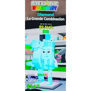 Fortnite Steal The Brainrot | Super Rare Secret 💎 La Grande Combinacion 7.5M/s