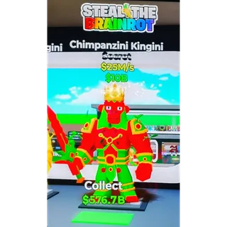Fortnite Steal The Brainrot | Super Ultra Rare Chimpanzini Kingini 25M/s