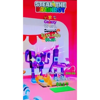 Fortnite Steal The Brainrot | Super Ultra Rare 🎃⚡🌀 Traited 🌌 Galaxy W or L 149.5M/s