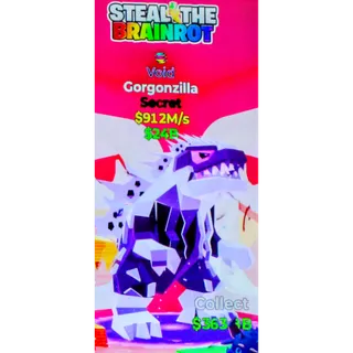 Fortnite Steal The Brainrot | Super Ultra Rare 🌀 Glitch Traited 🟣 Void Gorgonzilla 912M/s