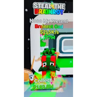 Fortnite Steal The Brainrot | Super Rare Nooo My Present Brainrot God 215K/s