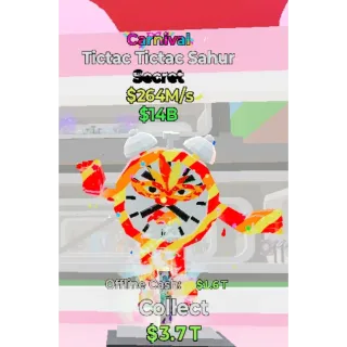 Fortnite Steal The Brainrot | Super Ultra Rare 🎡 Carnival Tictac Tictac Sahur 264M/s