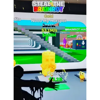 FORTNITE STEAL THE BRAINROT | SUPER ULTRA RARE GOLD NOOO MY HOTSPOT SECRET 3.1M/s