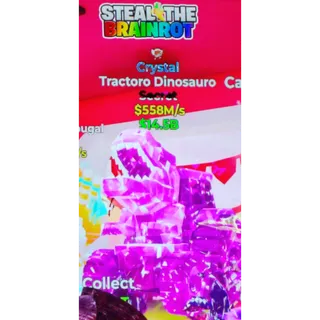 Fortnite Steal The Brainrot|Super Ultra Rare 👼 Cupid Traited 🔮 Crystal Tractoro Dinosauro 558M/s