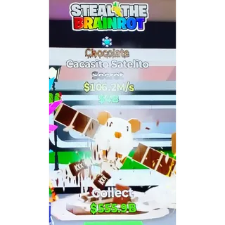 Fortnite Steal The Brainrot | Super Ultra Rare Secret 🍫 Chocolate ❄️ Frozen Trait Cacasito Satelito 106.2 M/s