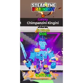 Fortnite Steal The Brainrot | Super Ultra Rare 🎃 Traited 🌌 Galaxy Chimpanzini Kingini 175M/s