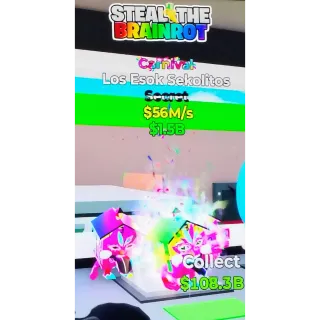 Fortnite Steal The Brainrot | Super Ultra Rare Secret 🎡 Carnival Los Esok Sekolitos 56M/s