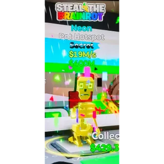 Fortnite Steal The Brainrot | Super Ultra Rare Secret Neon Pot Hotspot 19M/s