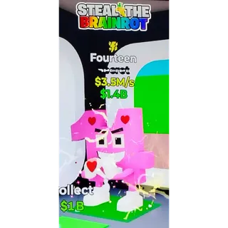 Fortnite Steal The Brainrot | Super Ultra Rare ⚡ Traited 1️⃣4️⃣ Fourteen 3.5M/s