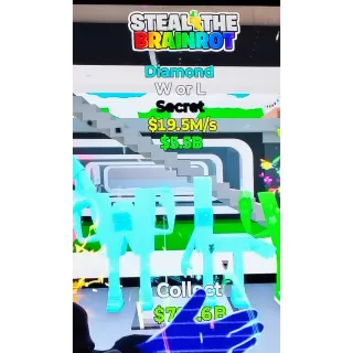 Fortnite Steal The Brainrot | Super Ultra Rare Secret 💎 Diamond W or L 19.5M/s