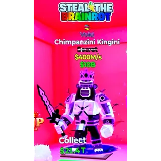 Fortnite Steal The Brainrot | Super Ultra Rare 🌀 Traited 🟣 Void Chimpanzini Kingini 400M/s