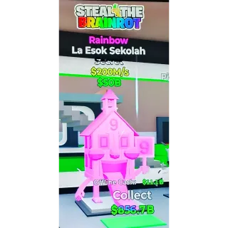 Fortnite Steal The Brainrot | Super Ultra Rare Secret Rainbow La Esok Sekolah 200M/s