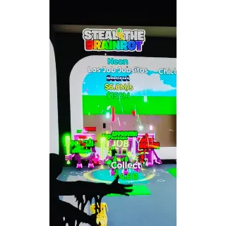 Fortnite Steal The Brainrot | SUPER ULTRA RARE NEON LOS JOB JOBSITOS 6.6M/s