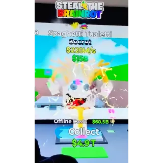 Fortnite Steal The Brainrot | Super Ultra Rare ⚡🌀 Traited Spaghetti Tualetti 220M/s