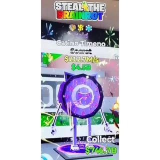 Fortnite Steal The Brainrot | Super Ultra Rare 🎆⚡❄️ Traited 🟣 Void Catino Timeno 212.7M/s