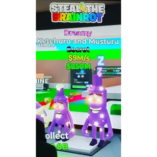 Fortnite Steal The Brainrot | Ultra Rare Secret Dreamy Ketchuru and Musturu 9M/s