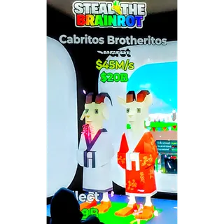 Fortnite Steal The Brainrot | Super Ultra Rare Secret Cabritos Brotheritos 45M/s