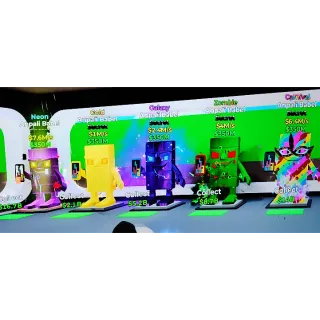 Fortnite Steal The Brainrot | Super Rare ANPALI 7x Bundle Secret | Gold | Galaxy | Zombie | Carnival | Darkness | Neon