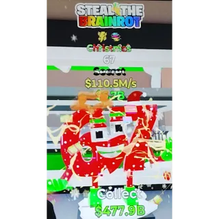 Fortnite Steal The Brainrot | Super Ultra Rare ⚡ Lightning + 🌀 Glitch Traited 🎄Christmas 6️⃣7️⃣ 110.5M/s