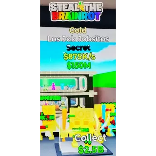 Fortnite Steal The Brainrot | Super Ultra Rare 🪙 Gold Los Esok Sekolitos 875K/s