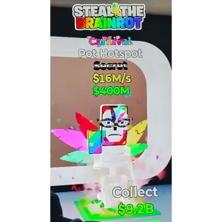 Fortnite Steal The Brainrot | Super Ultra Rare Secret Carnival Pot Hotspot 16M/s