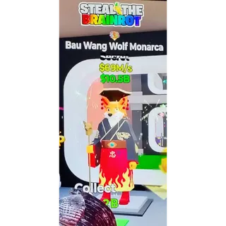 Fortnite Steal The Brainrot | Super Ultra Rare 🎆 Traited Bau Wang Wolf Monarca 69M/s