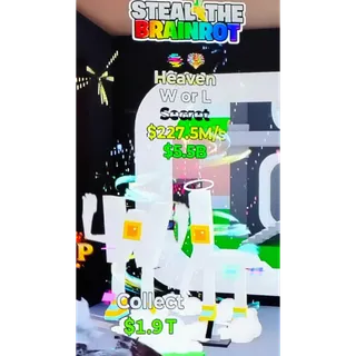 Fortnite Steal The Brainrot | Super Ultra Rare 🌀🎆 Traited 👼 Heaven W or L  227.5M/s