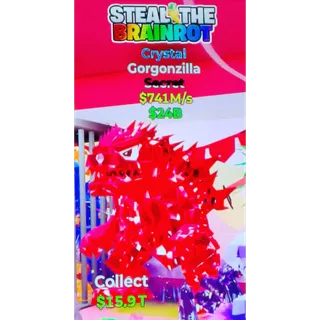 Fortnite Steal The Brainrot | Super Ultra Rare 🔮 Crystal Gorgonzilla 741M/s