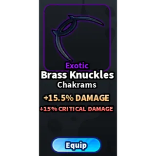 Chakram Knuckle skin