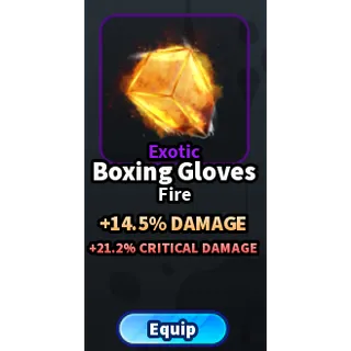 Fire Boxing glove skin