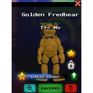 GOLDEN FREDBEAR - FIVE NIGHTS HUNTED