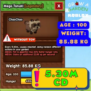 TITANIC MEGA TANUKI ~ 85.88 KG