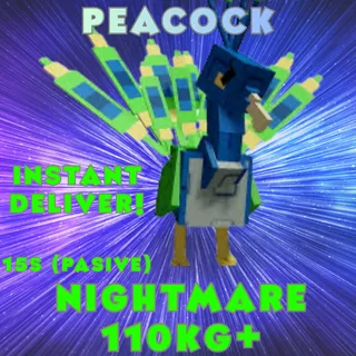 COLOSSAL NIGHTMARE PEACOCK  ~ 110KG