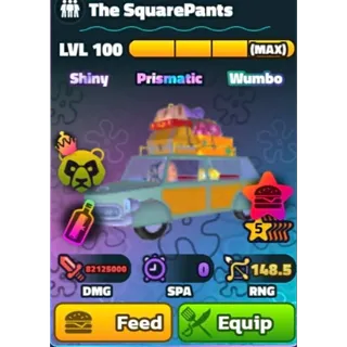 Spongebob Tower Defense | 5 Star Shiny Wumbo Neptune Crown The Square Pants