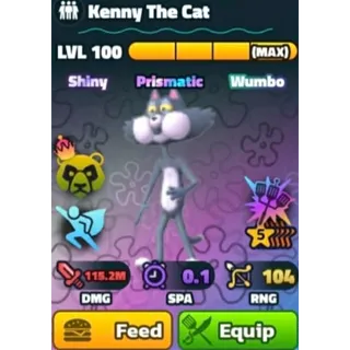 Spongebob Tower Defense | 5 Star Shiny Wumbo Neptune Crown Kenny the Cat