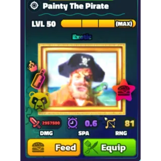 Spongebob Tower Defense | Neptune Crown Painty the Pirate