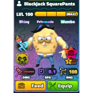 Spongebob Tower Defense | 5 Star Shiny Wumbo Neptune Crown Blackjack Squarepants