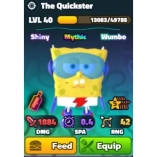 Spongebob Tower Defense | 5 Star Shiny Wumbo Secret Trait Quickster