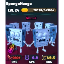 Spongebob Tower Defense | Secret Trait Spongehenge 