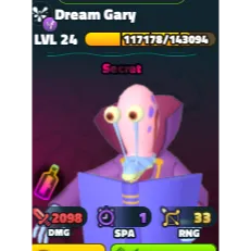 Spongebob Tower Defense | Secret Trait Dream Gary