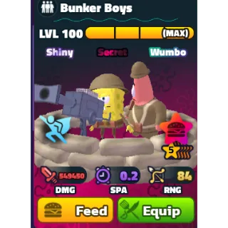 Spongebob Tower Defense | 5 Star Shiny Wumbo Neptune Crown Bunker Boys