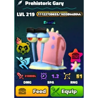 Spongebob Tower Defense | Superstar Neptune Crown Prehistoric Gary