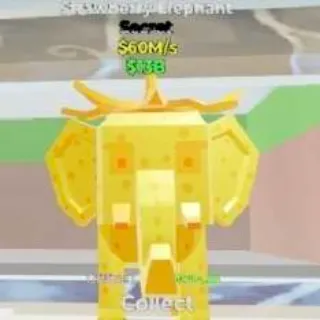 Gold Strawberry Elephant