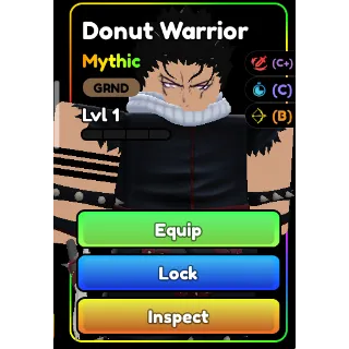 Anime Defenders Mythic Donut warrior